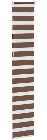 vidaXL Doppelrollo Braun 45x230 cm Stoffbreite 40,9 cm Polyester 4014380 Bild 4