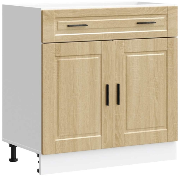 vidaXL Küchenunterschrank Porto Sonoma-Eiche Holzwerkstoff 853980