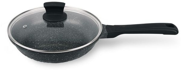 Maestro Maestro Granitbeschichtete Bratpfanne mit Deckel 20 cm MR122520