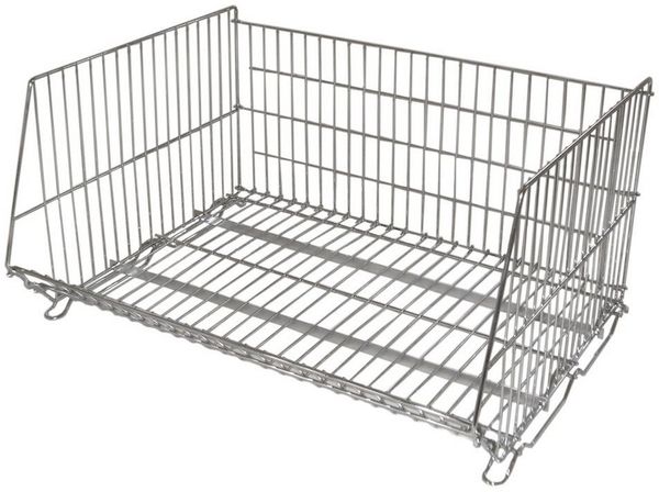 GERSO Drahtkorb Stapelkorb, 800x600x400 mm, glanzverzinkt
