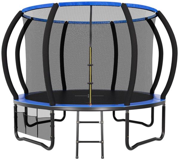 GUNJI Gartentrampolin Trampolin Ø228/305cm,Kindertrampolin Gewicht 150 kg, Ø 305 cm, Ø366/427cm outdoor trampolin mit Sicherheitsnetz und Leiter,Sprungtuch