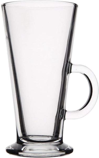 2x Pasabahce 2er-Set 55861 Teeglas mit Henkel 'Columbian 263ml für Tee, Latte Macchiato, Irish Coffee, Punsch, Glühwein, heiße Schokolade