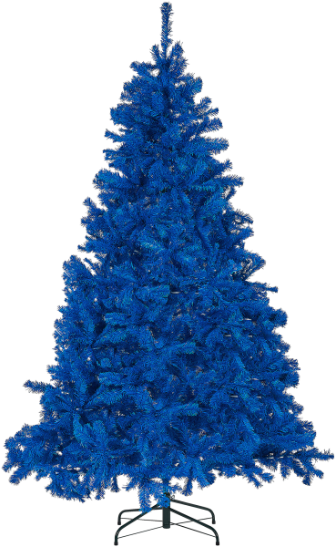 Künstlicher Weihnachtsbaum 210 cm blau FARNHAM