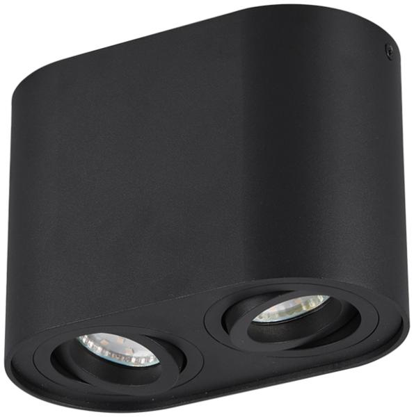 Deckenstrahler COOKIE Schwarz 2-flammig Spots schwenkbar, Breite 17cm Bild 5