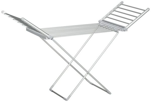 HOMCOM Wäscheständer Elektrischer, Klappbar Wäschetrockner, Einstellbare Temperatur, 144 x 53 x 91 cm