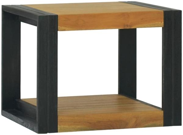 Wand-Badregal 45x45x35 cm Massivholz Teak