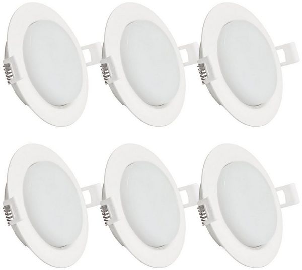 Maxkomfort Einbauleuchte GX53, LED wechselbar, Deckenstrahler
