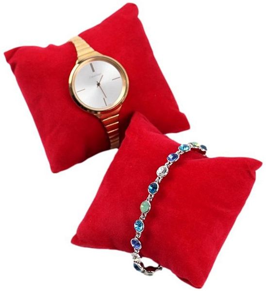 BAYLI Schmucketui Kissen für Armbanduhren, Uhrenkissen, Uhrenständer Aufsteller, Armband