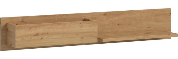 Home affaire Wandregal EVRID, Breite 110cm, inkl. 1 Ablageboden & 1 offenem Fach, 1-tlg, Wandboard, Ablageboard, Regal, Regalboard, Wandpaneel
