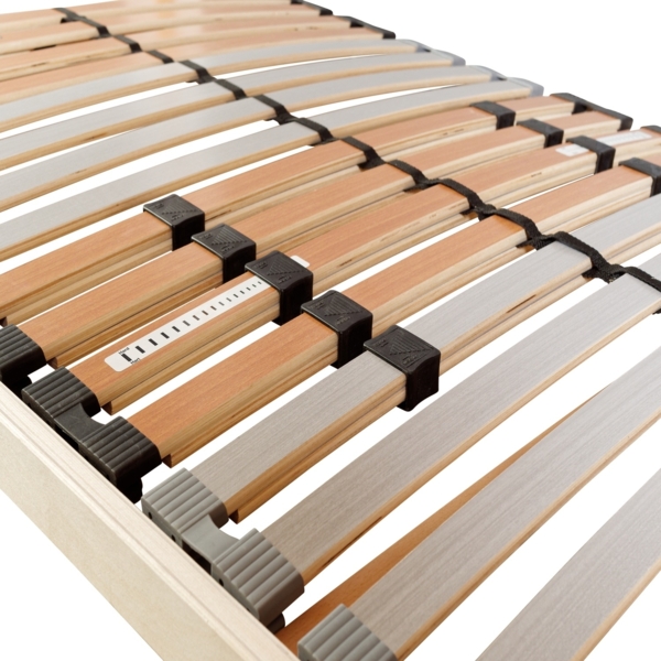 Lattenrost 80x200 cm vormontiert 28 Latten 5-Zonen belastbar ca. 150 Kg Birkenschichtholz Made in Germany Bild 2