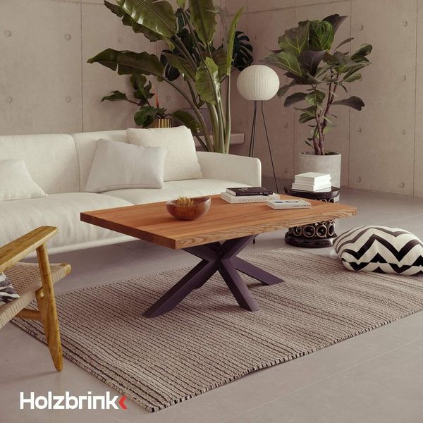 HOLZBRINK Tischbein HOLZBRINK Tischbeine Metall Tischgestell für Beistelltisch 40x40x43, 1 Stück Computertisch Gartentisch