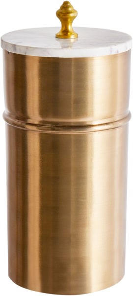 Aufbewahrungsbehälter ALMAY Metall Gold