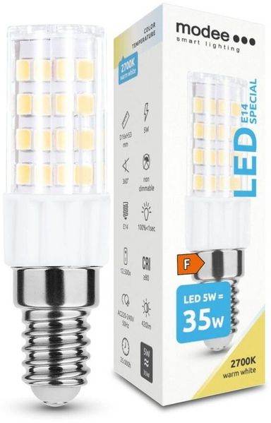 Aigostar LED-Leuchtmittel 5w E14 Mini LED Leuchtmittel Leuchte Birne, Warmweiß, Minilampe klein Edison Gewinde
