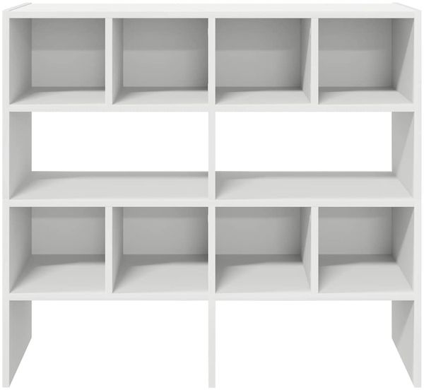 vidaXL Schuhregale 2 Stk. Stapelbar Weiß 89,5x30x40 cm 858840 Bild 4