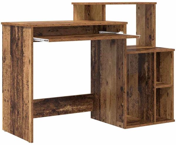vidaXL Schreibtisch Altholz 120,5 x 44 x 88,5 cm Holzwerkstoff 869480 Bild 5