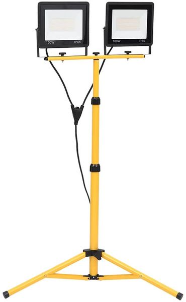 vidaXL LED-Fluter mit Stativ 2x100 W Kaltweiß 149662