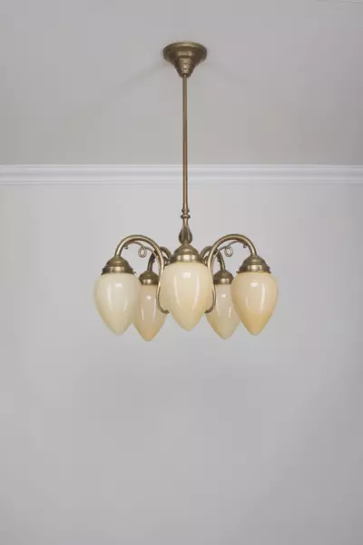 Kronleuchter D215-123eb Berliner Messing Bild 2