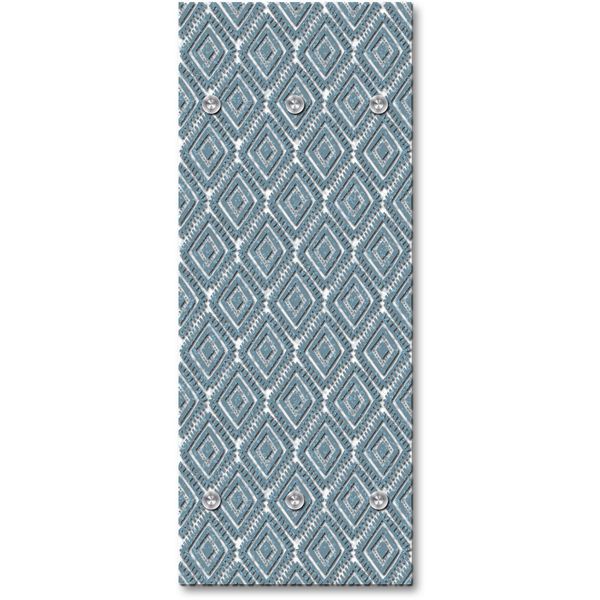 Queence Garderobe - "Mente" Druck auf hochwertigem Arcylglas inkl. Edelstahlhaken und Aufhängung, Format: 50x120cm