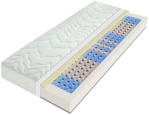 Taschenfederkernmatratze Vario Lux Greenfirst, H2+H3 H3+H4 Matratze, Beco, 22 cm hoch, (Matratze 80x200, hergestellt in Deutschland, atmungsaktiv, feuchtigkeitsregulierend), ergonomische Federkernmatratze, 4-seitiger Reißverschluss
