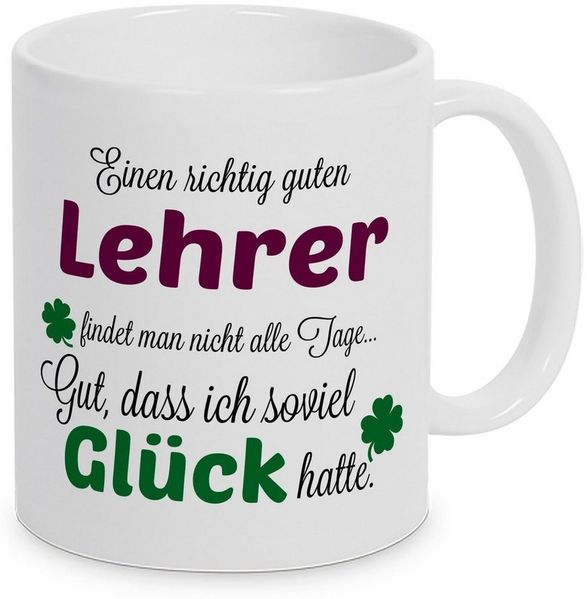 TASSENKING Tasse, Einen guten Lehrer. - Tasse -Kaffeebecher - Geschenk
