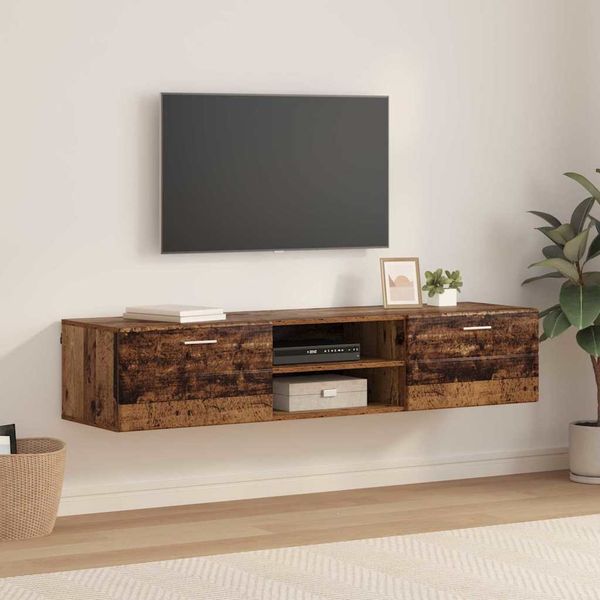 vidaXL Holzschrank Wandmontiert Altholz 150 x 39 x 30 cm Holzwerkstoff 880239