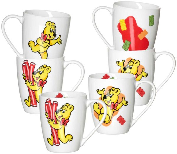 Ritzenhoff & Breker Haribo Bear Becher 360 ml 6er Set