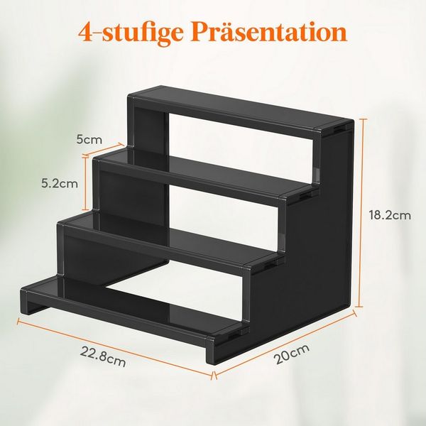 Lifewit Stufenregal Multifunktionales Regal für Kölnisch Wasser, Figuren, Sammlerstücke, 3-tlg.