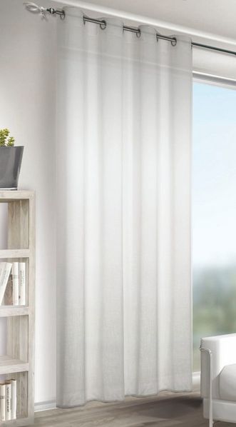 HOMING Gardine Alex (1 St), Ösen, halbtransparent, Fertigschal