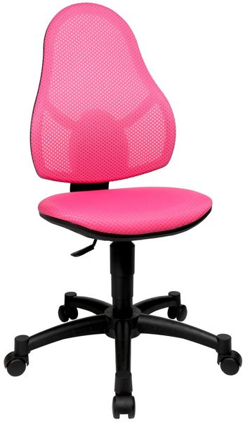 Topstar 'AIRGO KID' Drehstuhl, Stoff rosa, 44 x 102 x 44 cm, höhenverstellbar und 60 kg belastbar