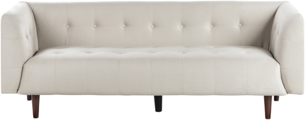 3-Sitzer Sofa Stoff hellbeige BYSKE