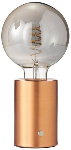 Northpoint Nachttischlampe LED Akku Tischlampe Tischleuchte Edison Glühbirne mit Glühdraht