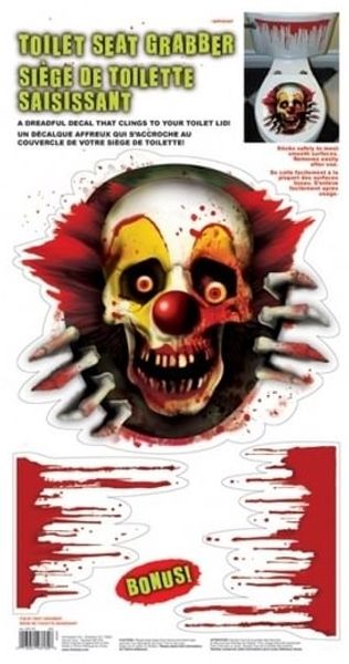 Creepy Carnevil Toiletten-Dekoration