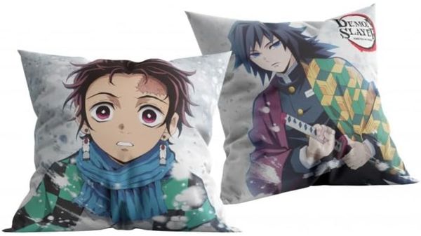 Demon Slayer Dekokissen Kuschelkissen (1 Stk.) 40 x 40 cm aus Polyester
