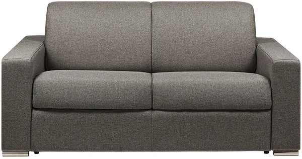 Vente-unique - CALITO Sofa Stoff Grau - B 223 cm94 cm x H 87 cm x L 174 cm