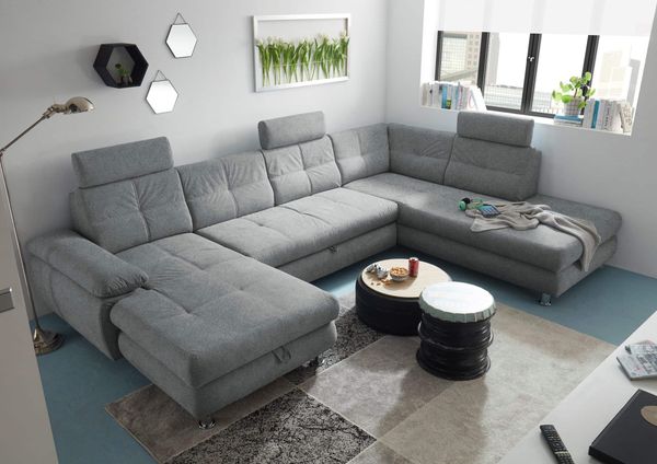 Wohnlandschaft mit Funktion ALBA, Ottomane rechts