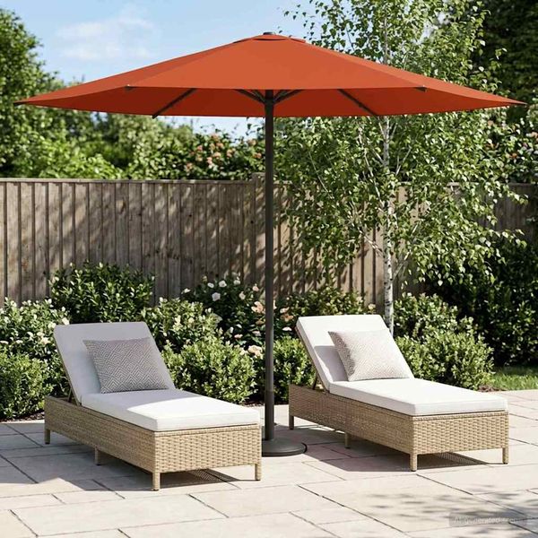 vidaXL Garten-Schirm mit Fuß 230 x 230 cm Polyester Rechtwinklig 42036180