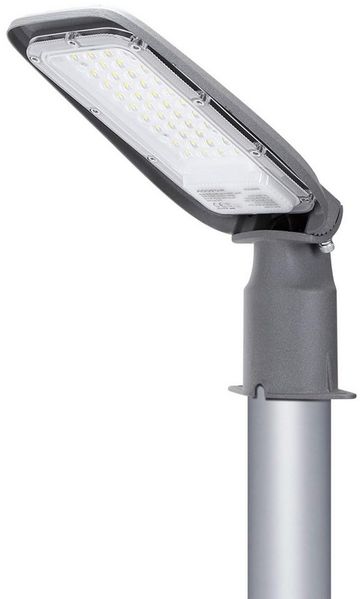 Aigostar Flutlichtstrahler LED Straßenleuchte, 6500K LED-Außenleuchten IP65 IK08(Ohne Ständer), LED fest integriert, Tageslichtweiß