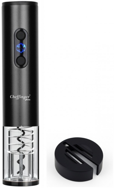 Cheffinger Elektrischer Flaschenöffner Korkenöffner + Kapselschneider EWO01 Bild 1