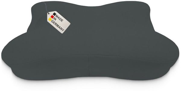 DUKAL Kissenbezug Derila (Ergo) Memory Foam Kissen, 100% Baumwolle, (1 Stück), aus hochwertigem Doppel-Jersey, mit Spannumrandung, Made in Germany