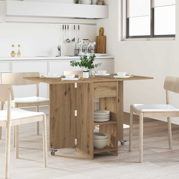 vidaXL Esstisch 115 x 70 x 75 cm Holzwerkstoff Artisan-Eiche 8006036
