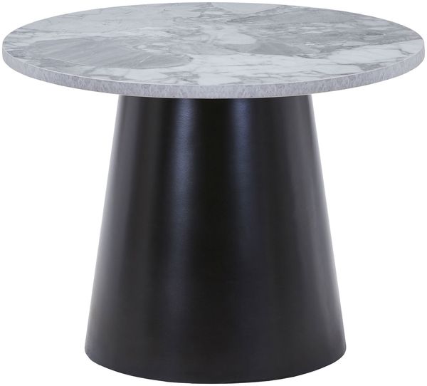 Couchtisch >Brito< in Grau / Schwarz, MDF, Stahl - 45x60cm (HxD)