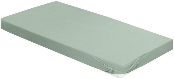 BIERBAUM Spannbettlaken Jersey, Jersey, Gummizug: rundum, (1 Stück), 95 % Baumwolle und 5 % Elasthan für optimale Weichheit und Dehnbarkeit