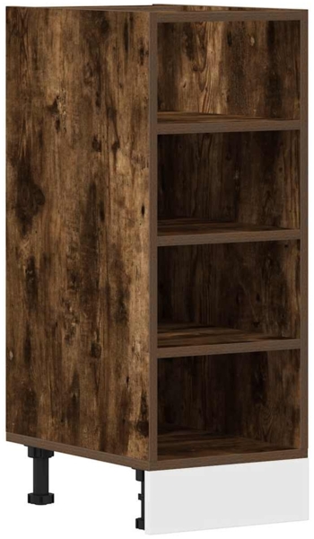 vidaXL Unterschrank Riga Räuchereiche 30x44,5x81,5 cm Holzwerkstoff 854197