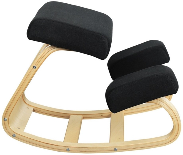 radelldar Schaukelstuhl Kniestuhl ergonomisch massivholz 43,5x70,5x56cm Bild 1