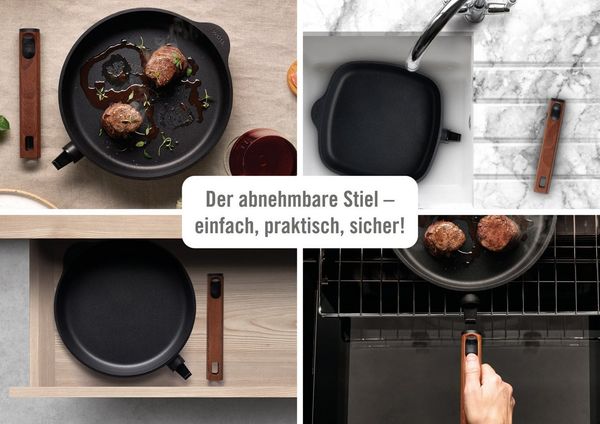 WOLL MADE IN GERMANY Wok Eco Logic QXR, Aluminiumguss (1-tlg)