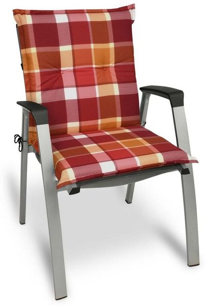 Beautissu Sunny Niederlehner Auflage 100 x 50 x 6 cm Rot
