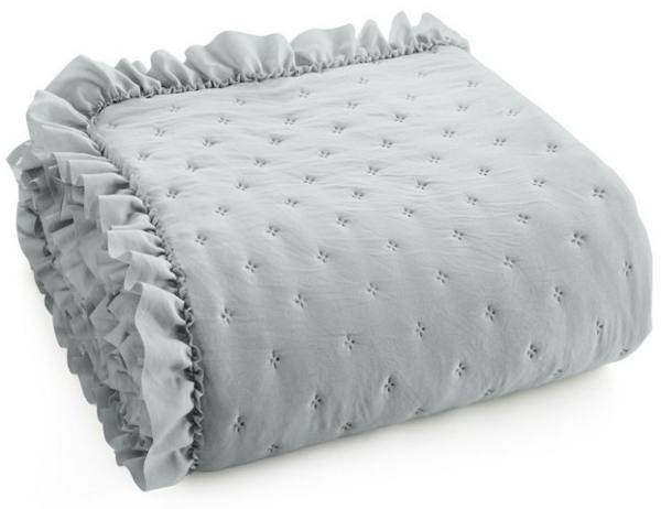 Eurofirany Tagesdecke VANESA & LIBI, Stepppdecke Rüsche Bettüberwurf gesteppte Decke Zweiseitige Bild 4