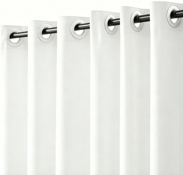 Diwzbyn Duschvorhang Leinenstruktur-Duschvorhang, schimmelresistenter und wasserdichter Breite 150 cm, verdickter Duschvorhang, ideal für Badewanne und Duschkabine