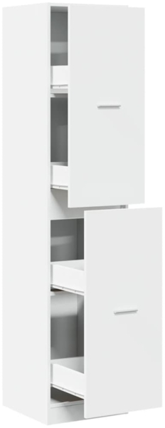 vidaXL Apothekerschrank Weiß 40x41x174,5 cm Holzwerkstoff 3309645