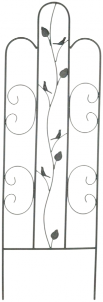 Gerades Rankgitter Mailand ca. 118 cm - Gartendekoration